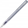 Перьевая ручка Parker Vector XL Silver Blue CT, цвет чернил blue, перо: F/M, в подарочной упаковке