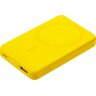 Внешний аккумулятор Largo PD 5000mAh с функцией беспроводной зарядки 15W, желтый