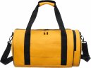 Сумка спортивная TORBER Mobi, желтая, полиэстер 900D с PU покрытием, 45 х 25 х 25 см