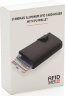Алюминиевый картхолдер Standard с PU кошельком и защитой RFID