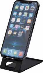Тонкая алюминиевая подставка для телефона Tekio® Rise, черный