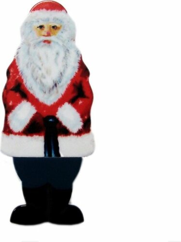 USB-флешка на 64 ГБ Дед Мороз Santa под нанесение, белый