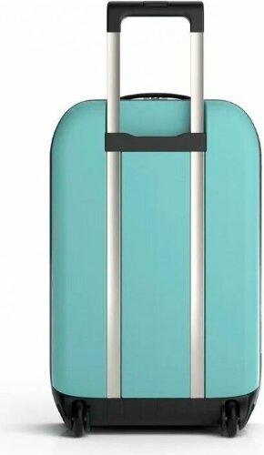 Чемодан складной Rollink Vega II 55x35x20 см, 2 колеса, бирюзовый