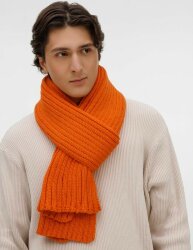 Шарф HappyGo, оранжевый
