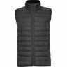 Жилет Roly Oslo мужской, черный меланж, 3XL