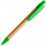  Ручка шариковая GILDON, бамбук, натуральный/папоротник