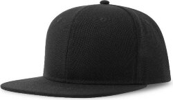 Бейсболка "SNAP BACK-S", 6 клиньев, пластиковая застёжка, черный, универсальный
