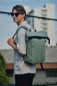 Антикражный рюкзак Urban Roll-top, зеленый