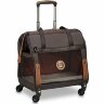 Сумка для перевозки животных DELSEY, CHATELET AIR 2.0, на колесах, 42л, коричневый