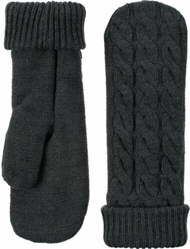 Варежки teplo Heat Trick, черный меланж, L/XL