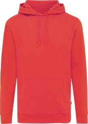Худи Iqoniq Jasper из переработанного хлопка, унисекс, 340 г/м2, сочный красный, размер S