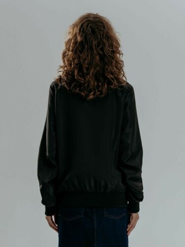 Бомбер Wigton, черный, 3XL