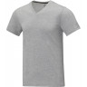  Мужская футболка Elevate Somoto с коротким рукавом и V-образным вырезом, серый яркий, размер S (48)