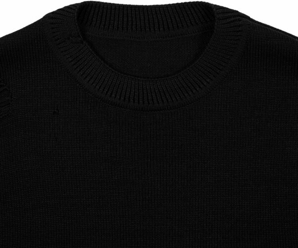 Джемпер оверсайз унисекс teplo Grunge в сумке, черный, размер L/XL