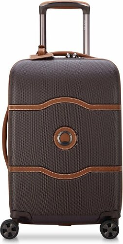 Чемодан 4-х колесный DELSEY, CHATELET AIR 2.0, 38л, коричневый