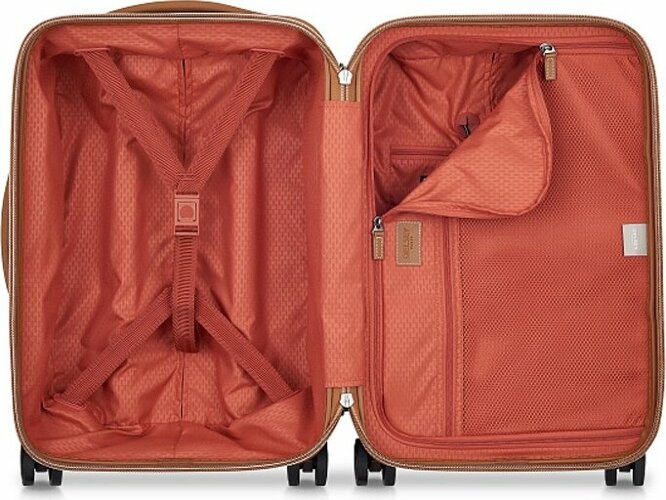 Чемодан 4-х колесный DELSEY, CHATELET AIR 2.0, 38л, коричневый