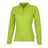 Рубашка поло Slazenger Point женская с длинным рукавом, зеленое яблоко, размер 2XL (52-54)