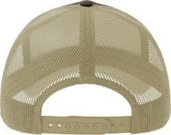 Бейсболка RAPPER COTTON-S, 5 клиньев, пластиковая застёжка, 280, коричневый, универсальный