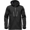 Куртка софтшелл мужская Stormtech Patrol, черная с серым, размер S