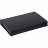 Коробка Silk с ложементом под ежедневник 13x21 см, флешку и ручку, ver. 2, черная