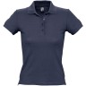 Рубашка поло женская PEOPLE 210, темно-синий, XL