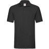 Поло мужское PREMIUM POLO 180, черный, S