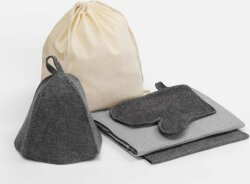 Банный набор Heat Therapy ver.2, мужской, светло-серый