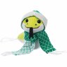 Мягкая игрушка Baby Snake Left, в зеленом шарфике и шапочке