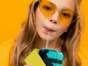 Бутылка для воды Asobu JUICY DRINK BOX, желтый
