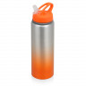 Бутылка Gradient, оранжевый/серебристый