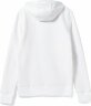 Толстовка на молнии с капюшоном унисекс King, белая, 3XL