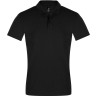Рубашка поло мужская Sol's Perfect Men 180, черная, размер XL
