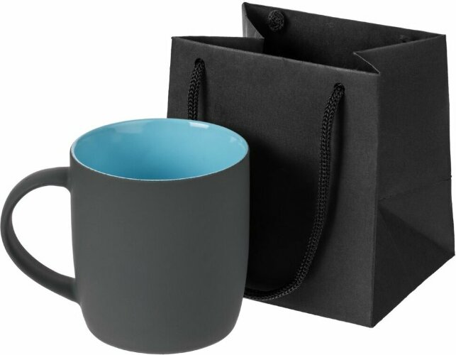 Пакет бумажный под кружку Cupfull, черный