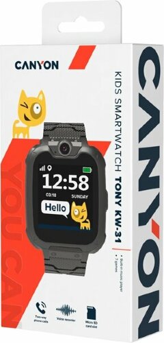 Детские часы CANYON Canyon Tommy KW-31, черный