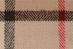 Плед акриловый в клетку Tartan, бежевый