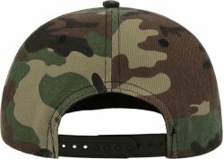Бейсболка SNAP FIVE, 5 клиньев, пластиковая застежка, зеленый камуфляж