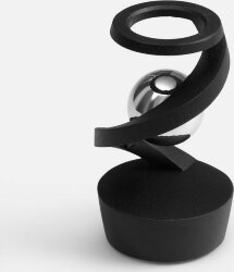 Настольный антистресс Molti Mindflow, черный с серебристым