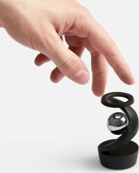 Настольный антистресс Molti Mindflow, черный с серебристым