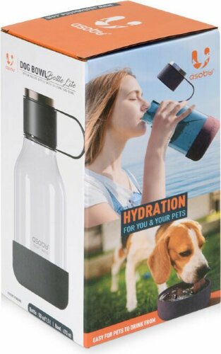 Бутылка для воды Asobu DOG BOWL 1500 мл, черный