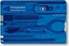 Швейцарская карточка Victorinox SwissCard Classic, 10 функций, полупрозрачная синяя
