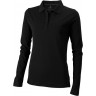 Рубашка поло Elevate Oakville женская с длинным рукавом, черный, размер S (42-44)