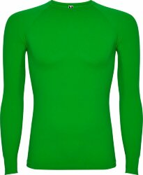 Футболка Roly Prime мужская с длинным рукавом, папоротниковый, размер XL-2XL