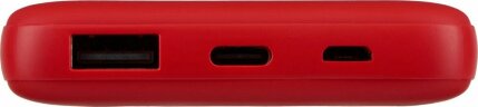 Внешний аккумулятор Evolt Powerbank C2, 10000 мАч, красный