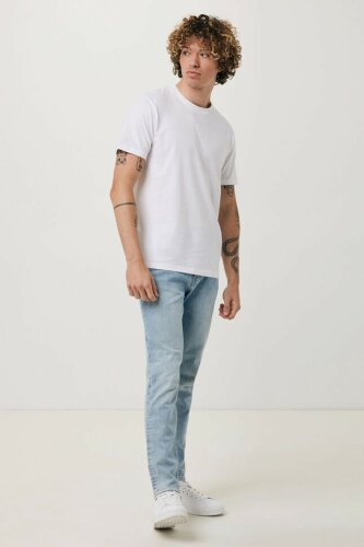 Футболка Iqoniq Brett из переработанного хлопка AWARE™, унисекс, 180 г/м2, белый, 4XL