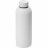Вакуумная термобутылка Waterline Cask, soft touch, 500 мл, тубус, белый