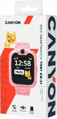 Детские часы CANYON Canyon Tommy KW-31, розовый