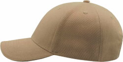 Бейсболка LIBERTY SANDWICH, 6 клиньев, сэндвич, металлическая застежка, хаки, универсальный