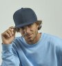 Бейсболка "SNAP BACK-S", 6 клиньев, пластиковая застежка, белый, универсальный