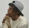 Бейсболка "SNAP BACK-S", 6 клиньев, пластиковая застежка, белый, универсальный