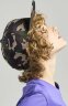 Бейсболка "SNAP BACK-S", 6 клиньев, пластиковая застежка, белый, универсальный